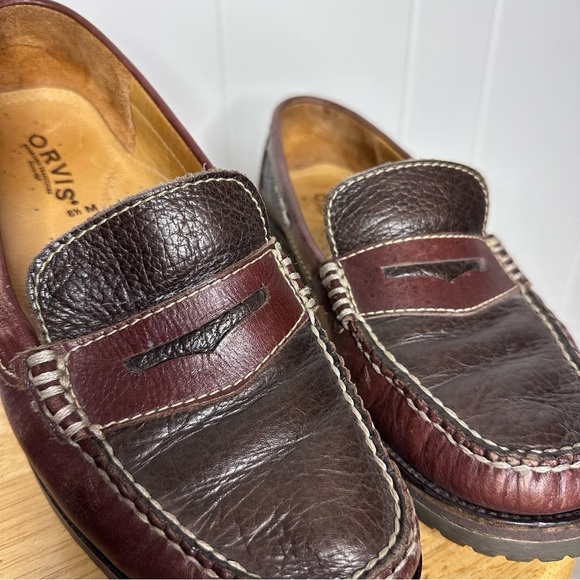 Orvis Casual Leather Penny Loafers - Picture 8 of 12